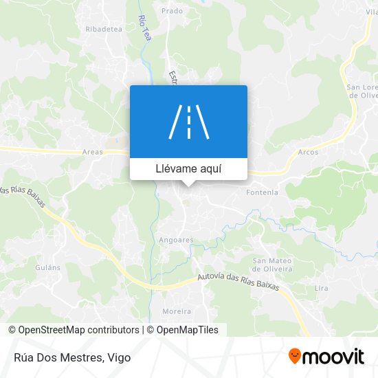 Mapa Rúa Dos Mestres