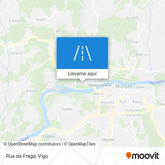 Mapa Rúa da Fraga