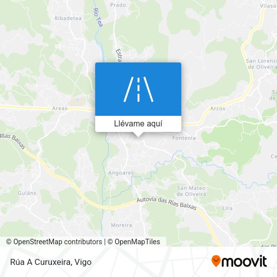 Mapa Rúa A Curuxeira