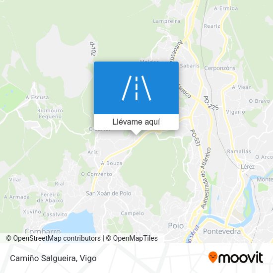 Mapa Camiño Salgueira