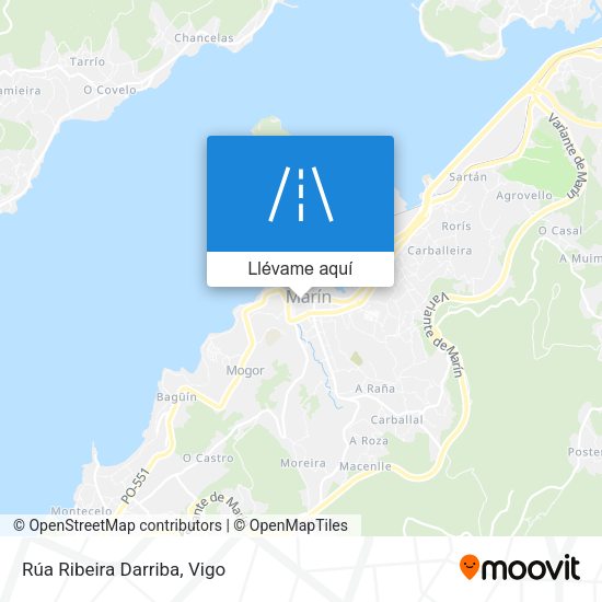 Mapa Rúa Ribeira Darriba
