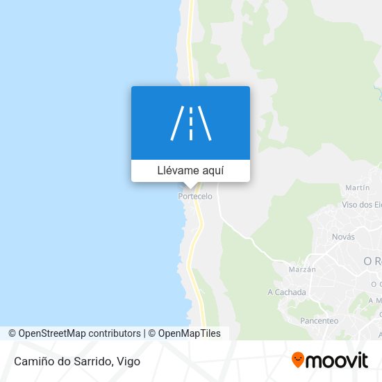 Mapa Camiño do Sarrido