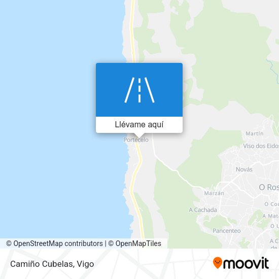Mapa Camiño Cubelas