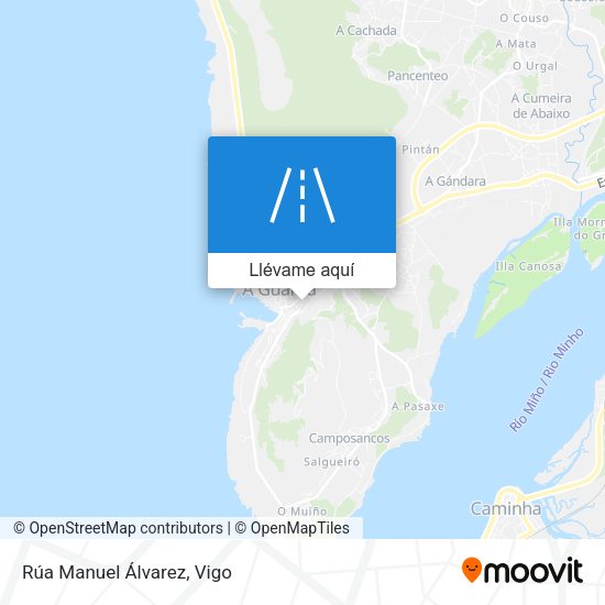 Mapa Rúa Manuel Álvarez