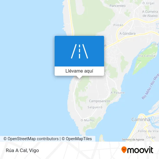 Mapa Rúa A Cal