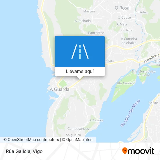 Mapa Rúa Galicia