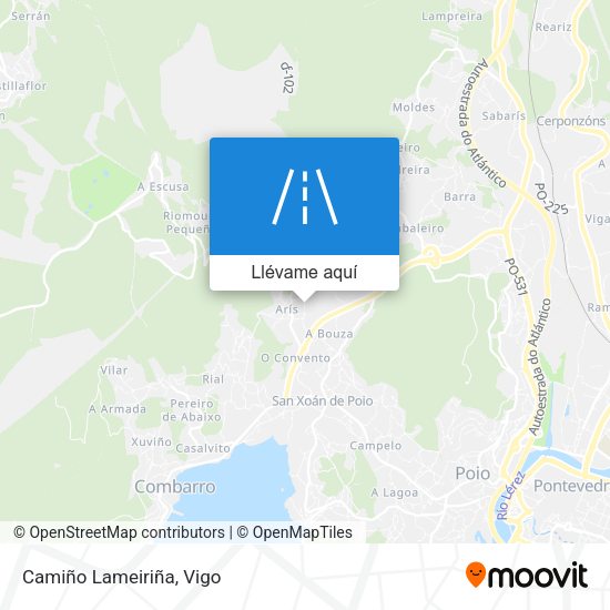 Mapa Camiño Lameiriña