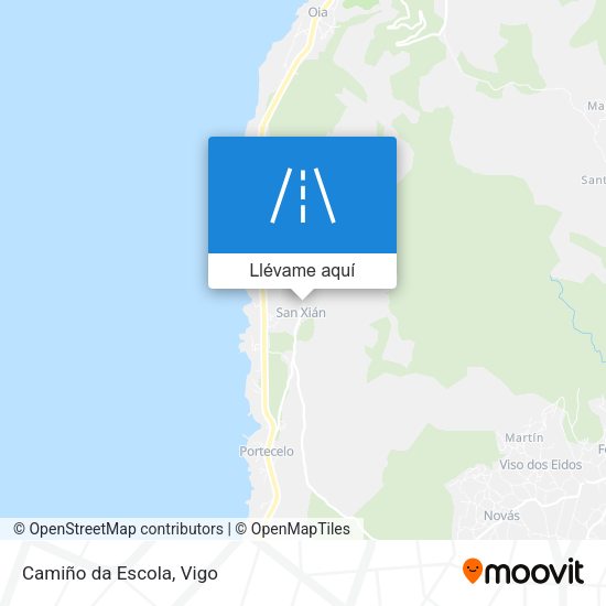 Mapa Camiño da Escola