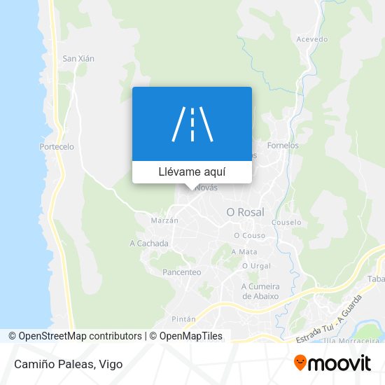 Mapa Camiño Paleas