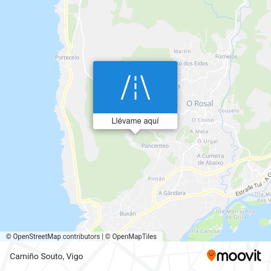 Mapa Camiño Souto