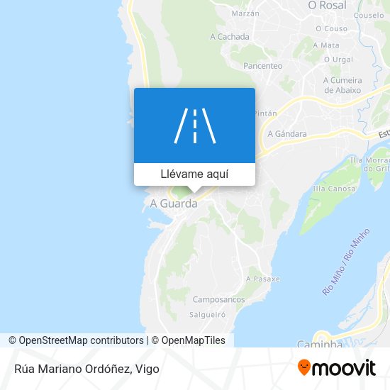 Mapa Rúa Mariano Ordóñez