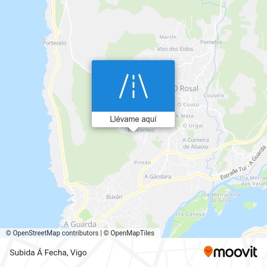 Mapa Subida Á Fecha