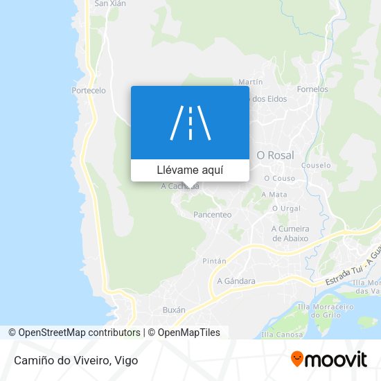 Mapa Camiño do Viveiro