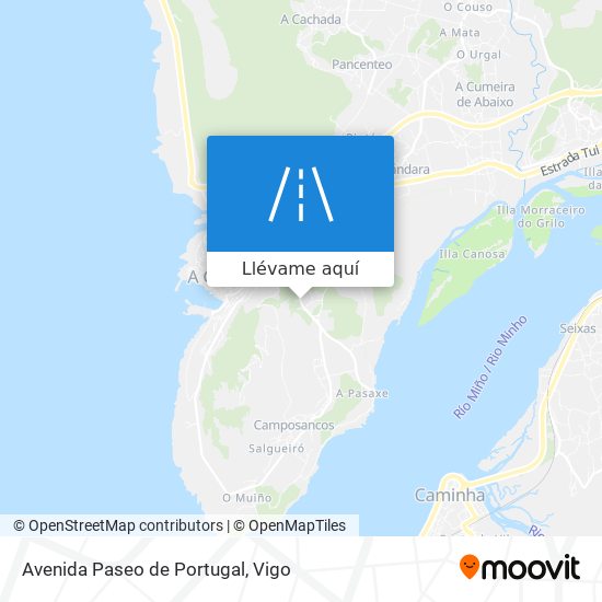 Mapa Avenida Paseo de Portugal