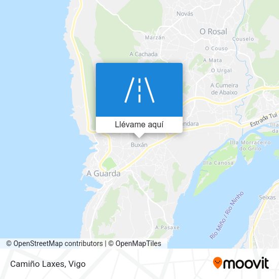 Mapa Camiño Laxes