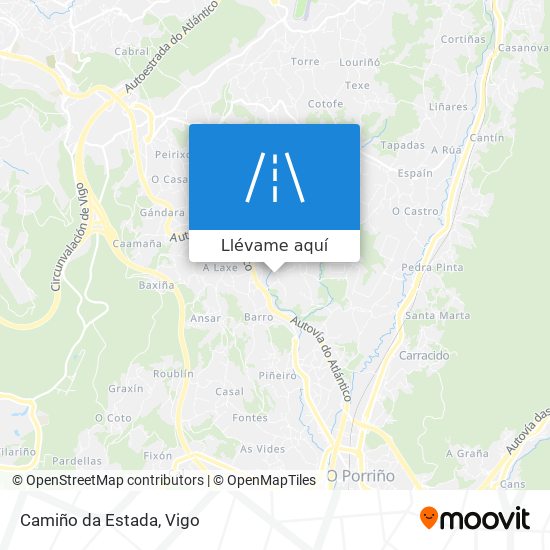 Mapa Camiño da Estada