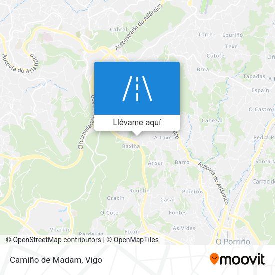 Mapa Camiño de Madam