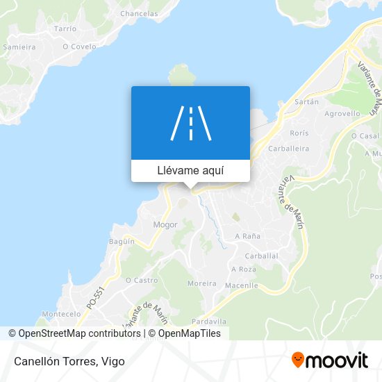 Mapa Canellón Torres