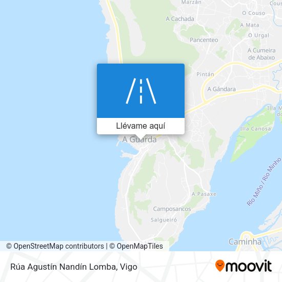 Mapa Rúa Agustín Nandín Lomba