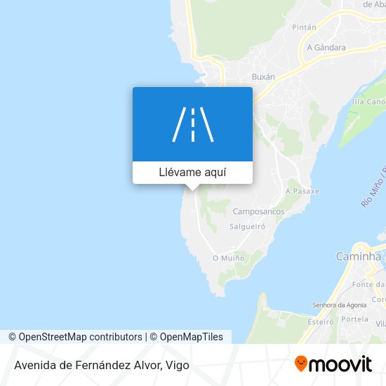 Mapa Avenida de Fernández Alvor