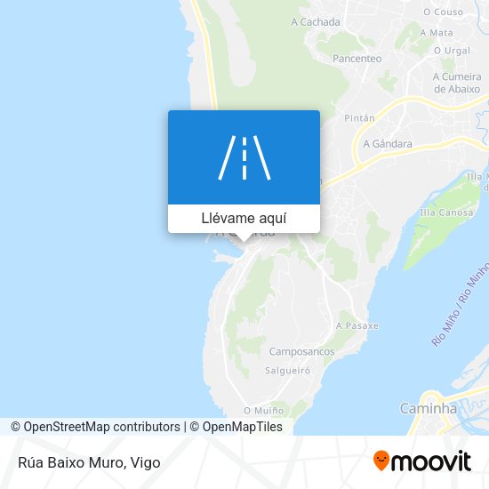 Mapa Rúa Baixo Muro