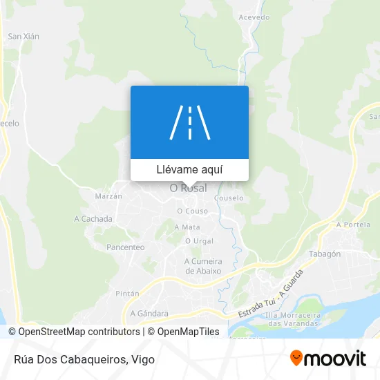 Mapa Rúa Dos Cabaqueiros