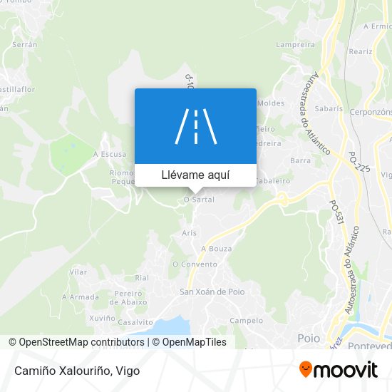 Mapa Camiño Xalouriño