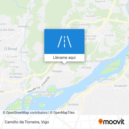 Mapa Camiño da Torneira