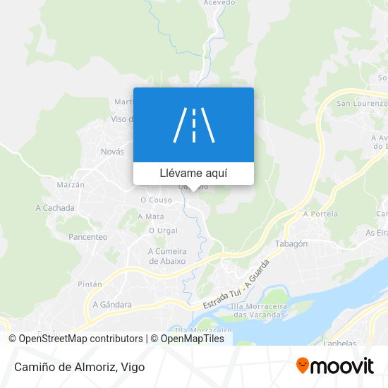 Mapa Camiño de Almoriz