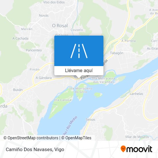 Mapa Camiño Dos Navases