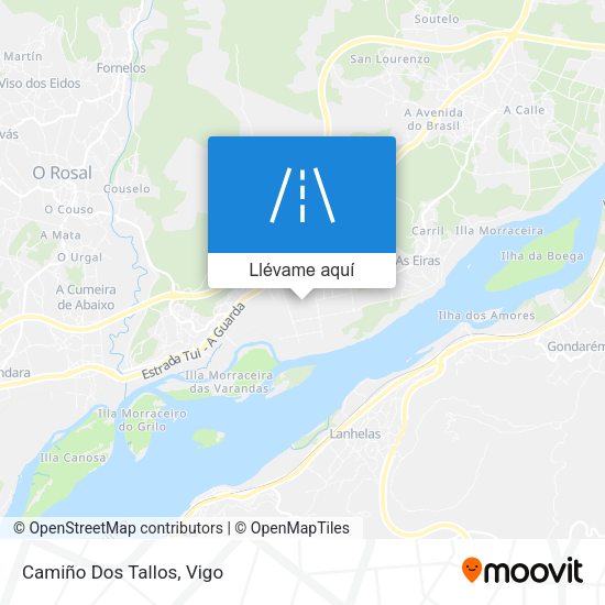 Mapa Camiño Dos Tallos