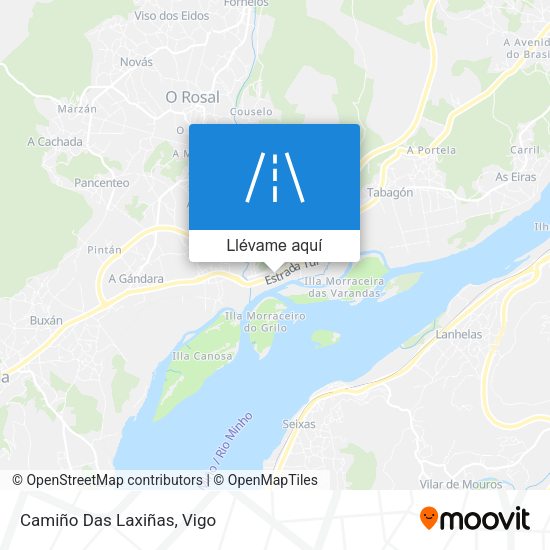 Mapa Camiño Das Laxiñas
