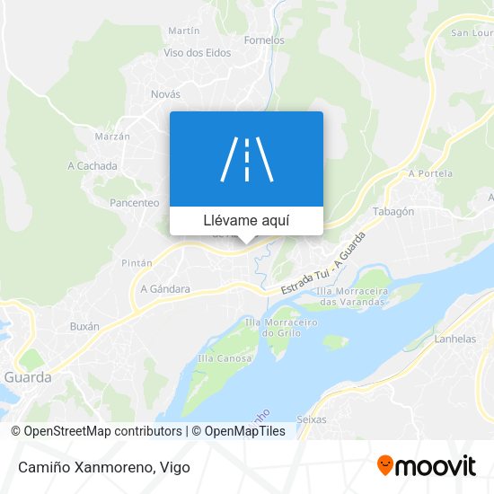 Mapa Camiño Xanmoreno