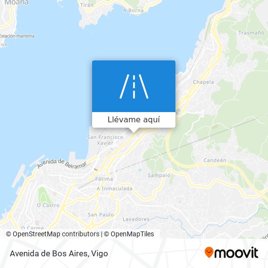 Mapa Avenida de Bos Aires