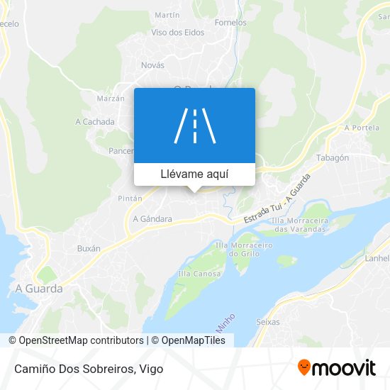 Mapa Camiño Dos Sobreiros