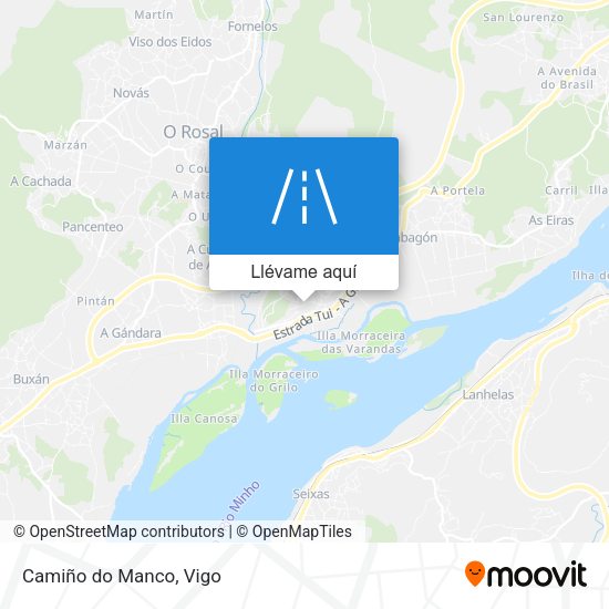 Mapa Camiño do Manco