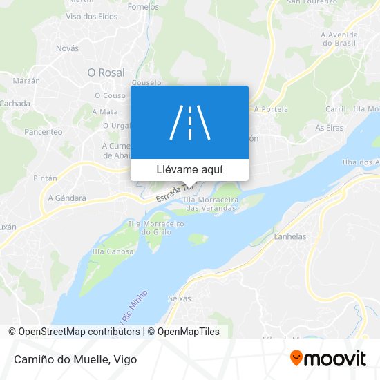 Mapa Camiño do Muelle