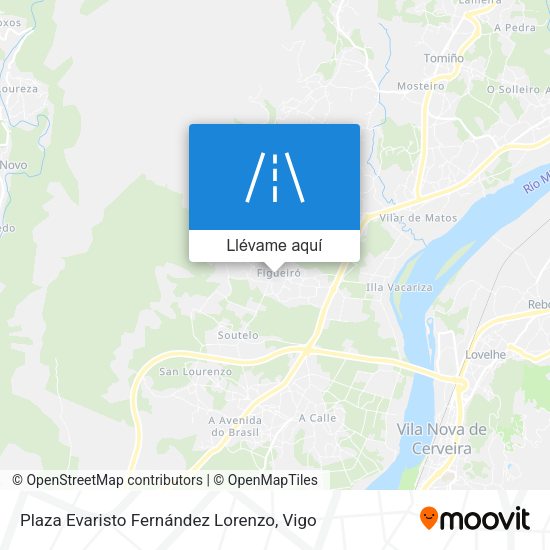 Mapa Plaza Evaristo Fernández Lorenzo