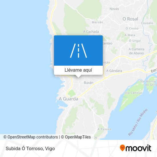 Mapa Subida Ó Torroso