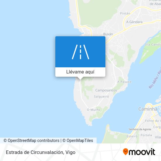 Mapa Estrada de Circunvalación