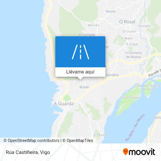Mapa Rúa Castiñeira