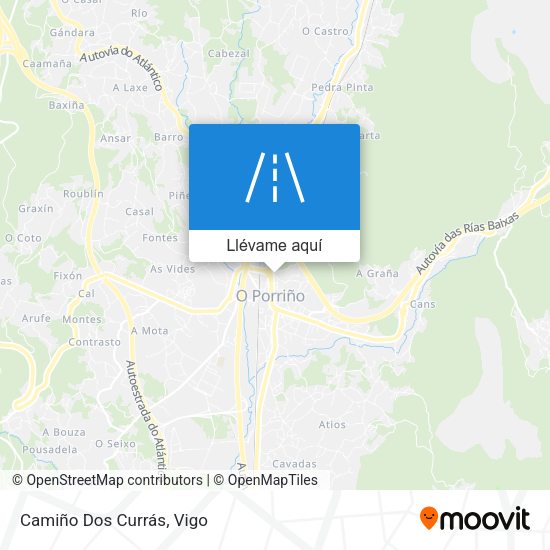 Mapa Camiño Dos Currás
