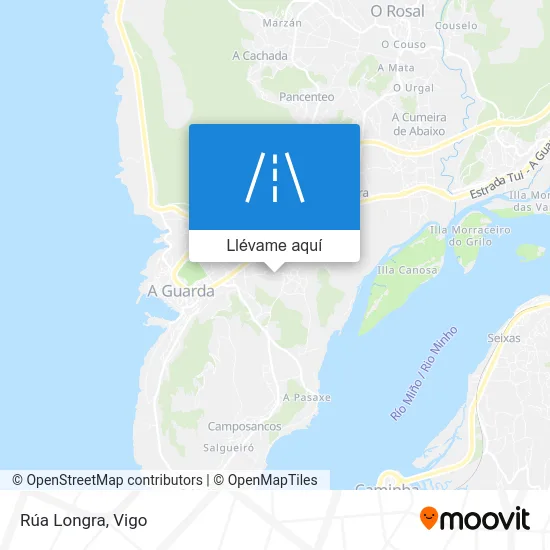 Mapa Rúa Longra