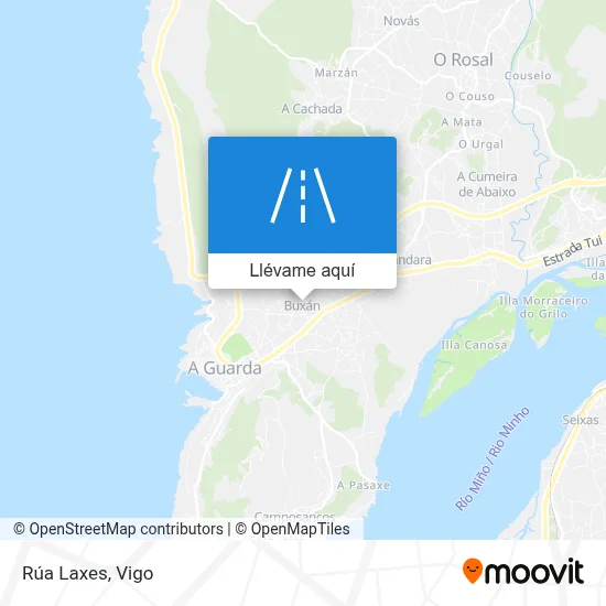 Mapa Rúa Laxes