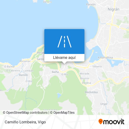 Mapa Camiño Lombeira