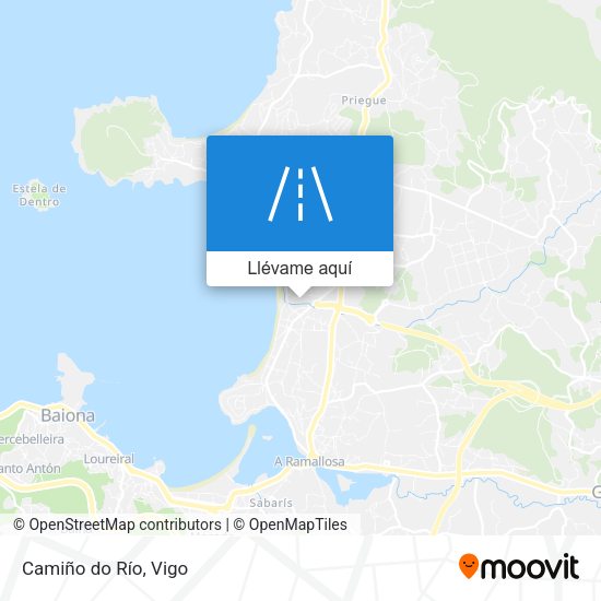 Mapa Camiño do Río