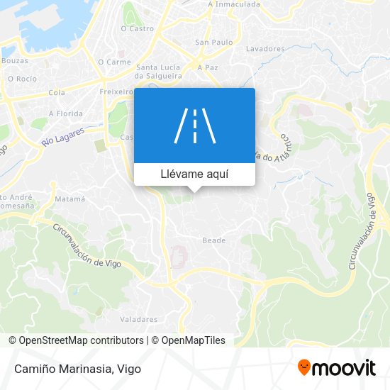 Mapa Camiño Marinasia