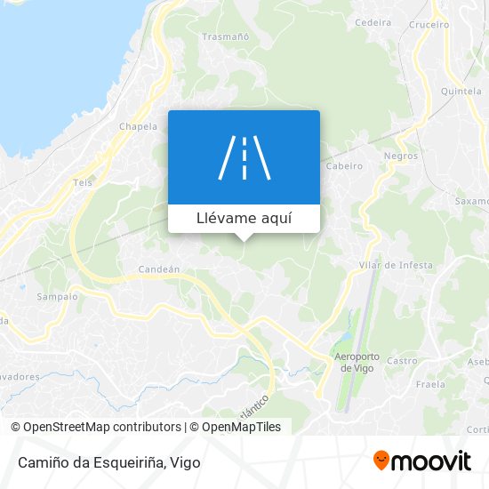 Mapa Camiño da Esqueiriña