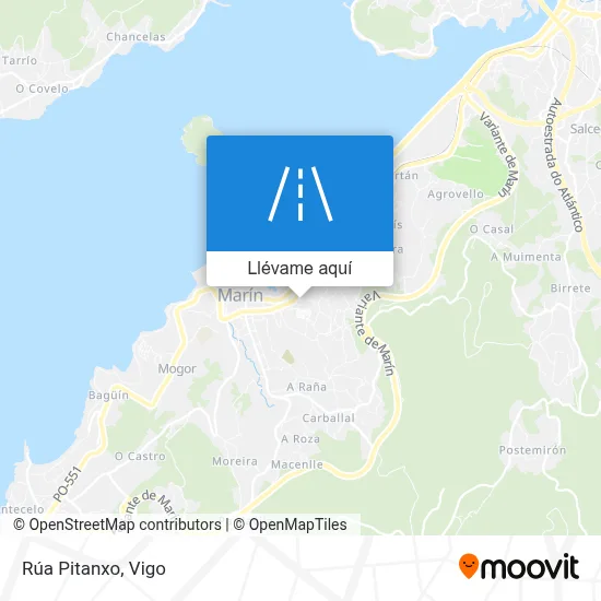 Mapa Rúa Pitanxo