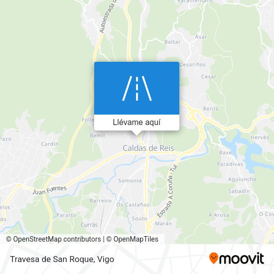 Mapa Travesa de San Roque